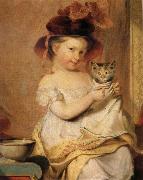 Samuel Finley Breese Morse Little Miss Hone oil painting